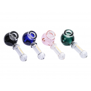 4" Cheech Glass Built-In-Screen Hand Pipe [CKK007-BL]